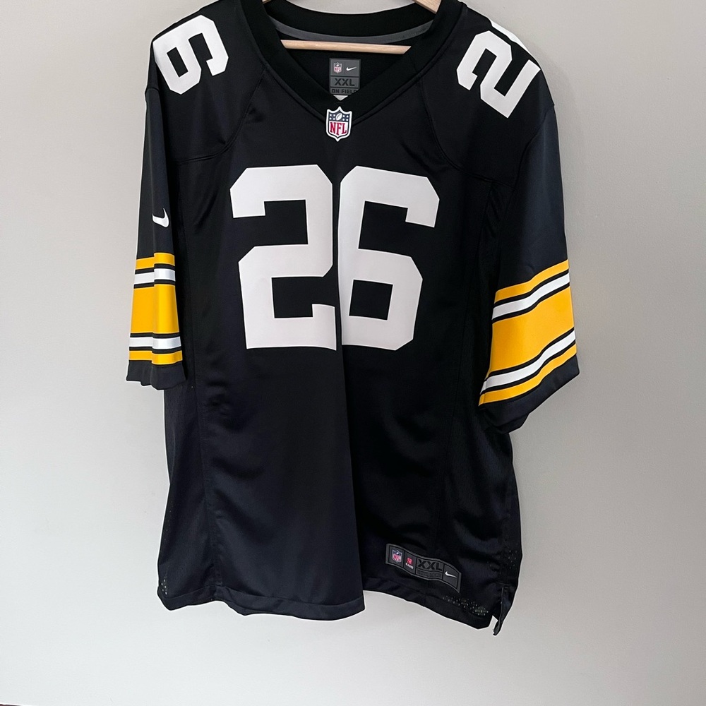 Nike Pittsburgh Steelers LeVeon Bell 26 NFL Jersey Mens XXL Black On Field